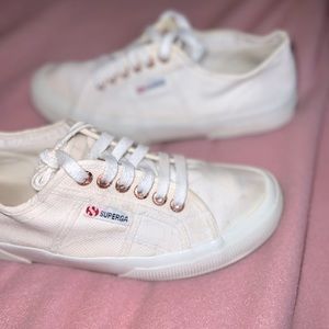 Rose Gold Eyelet Superga